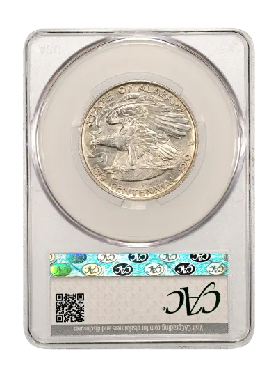CAC Grading Coin Reverse