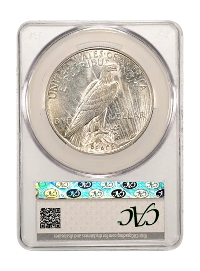 CAC Grading Coin Reverse