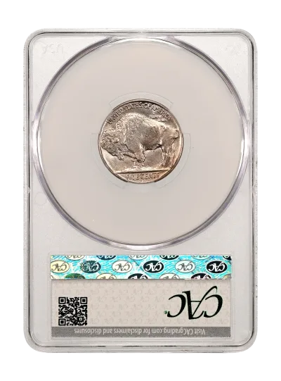 CAC Grading Coin Reverse