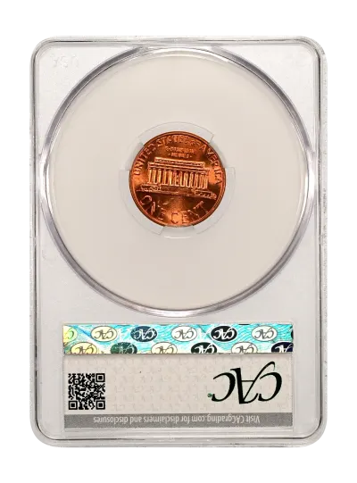 CAC Grading Coin Reverse