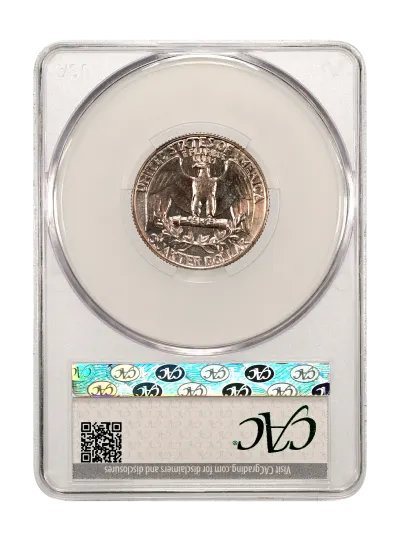 CAC Grading Coin Reverse