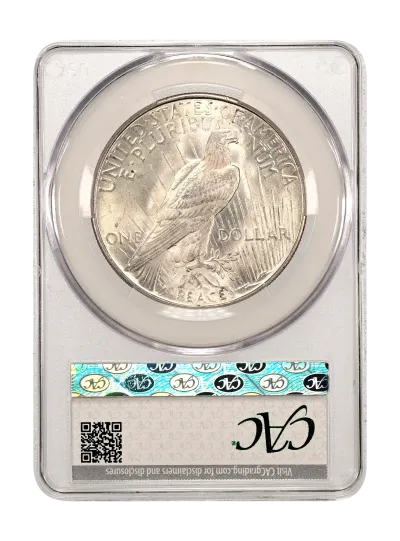 CAC Grading Coin Reverse
