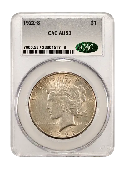 CAC Grading Coin Obverse