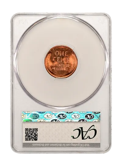 CAC Grading Coin Reverse