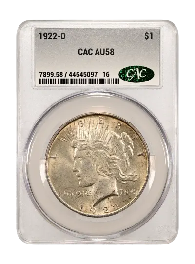 CAC Grading Coin Obverse