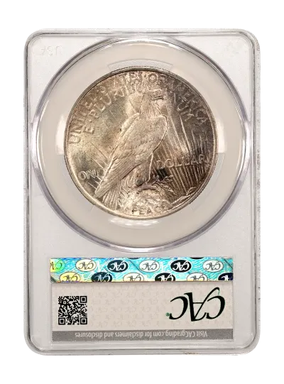 CAC Grading Coin Reverse