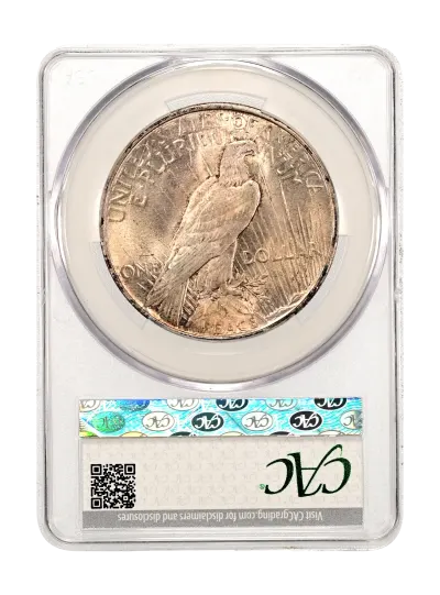 CAC Grading Coin Reverse