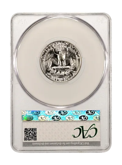 CAC Grading Coin Reverse