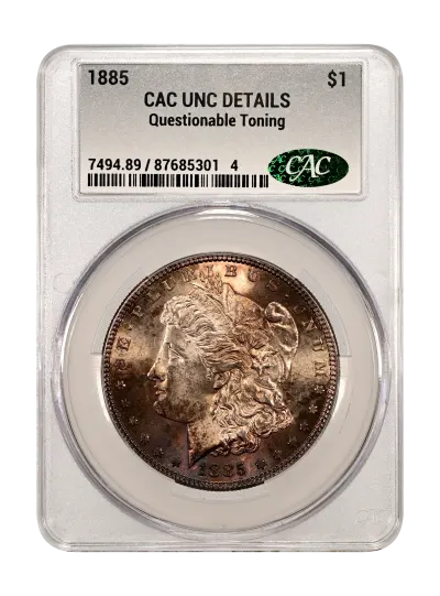 CAC Grading Coin Obverse