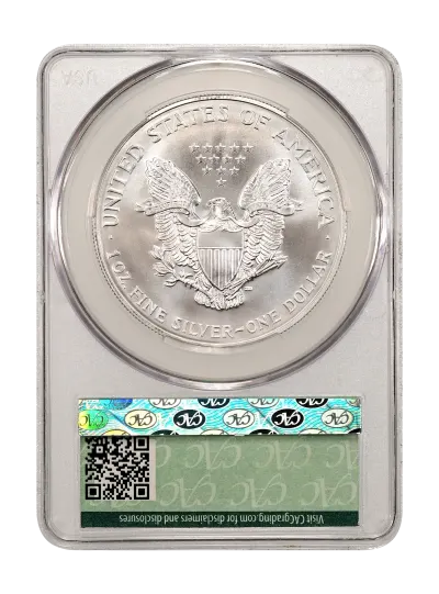 CAC Grading Coin Reverse