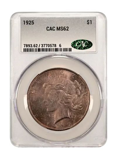CAC Grading Coin Obverse