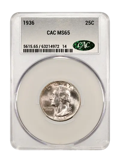CAC Grading Coin Obverse