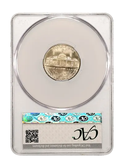 CAC Grading Coin Reverse