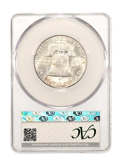 CAC Grading Coin Reverse