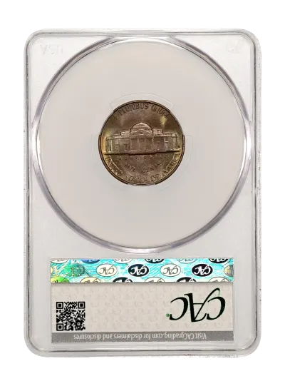 CAC Grading Coin Reverse