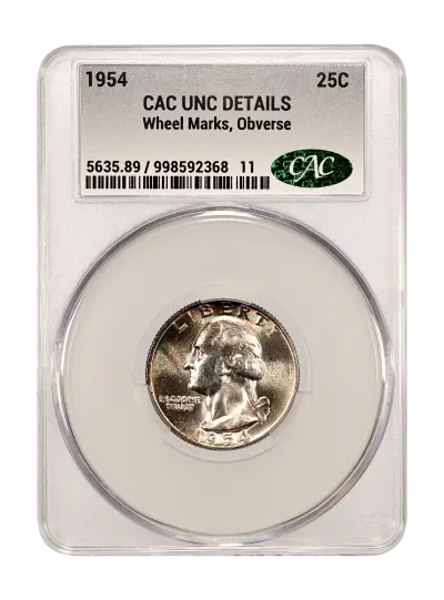 CAC Grading Coin Obverse