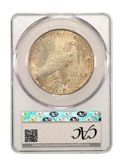CAC Grading Coin Reverse