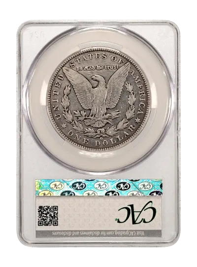 CAC Grading Coin Reverse