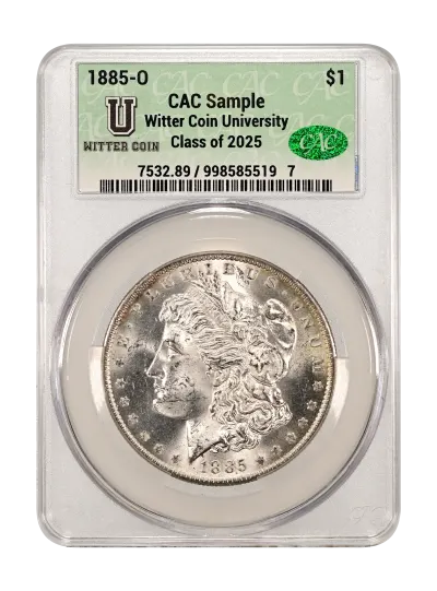 CAC Grading Coin Obverse