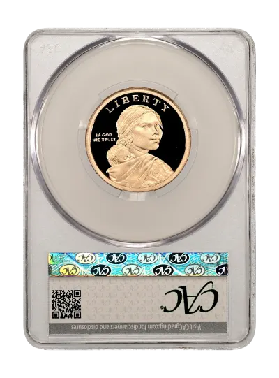 CAC Grading Coin Reverse