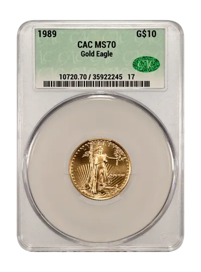 CAC Grading Coin Obverse