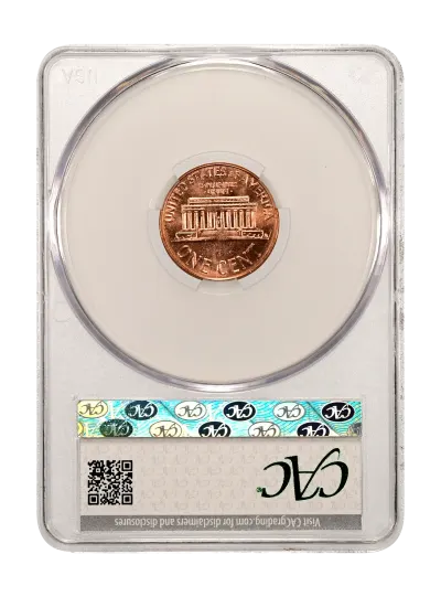 CAC Grading Coin Reverse