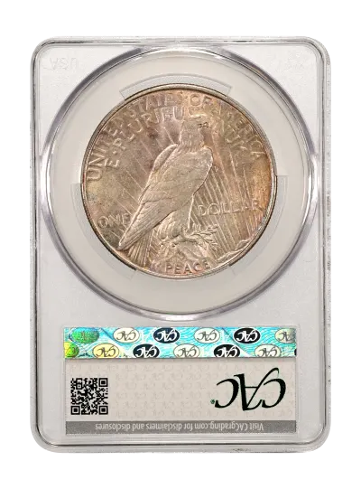 CAC Grading Coin Reverse