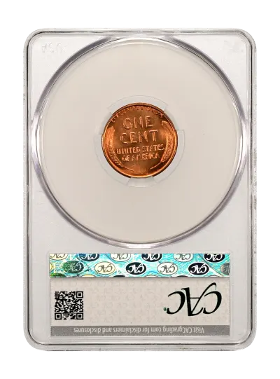 CAC Grading Coin Reverse