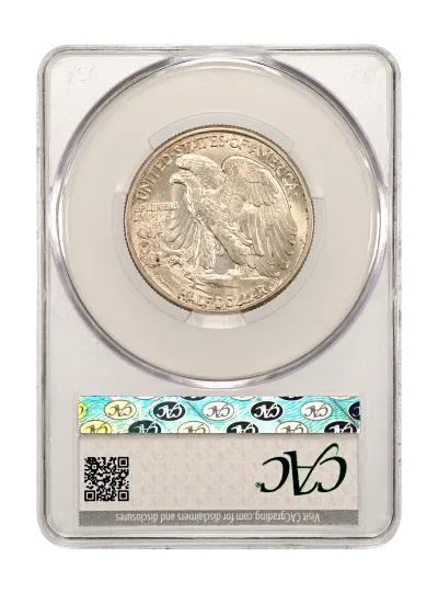 CAC Grading Coin Reverse