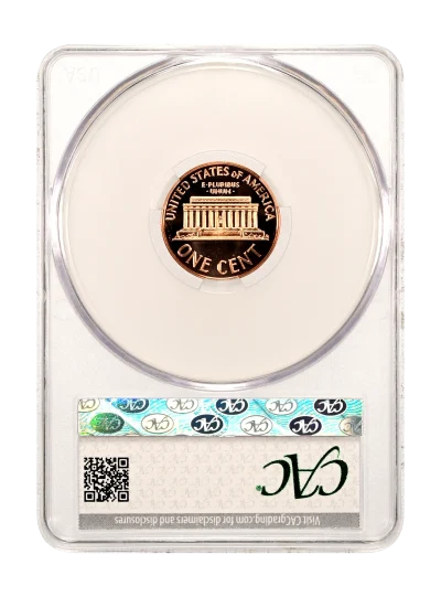CAC Grading Coin Reverse