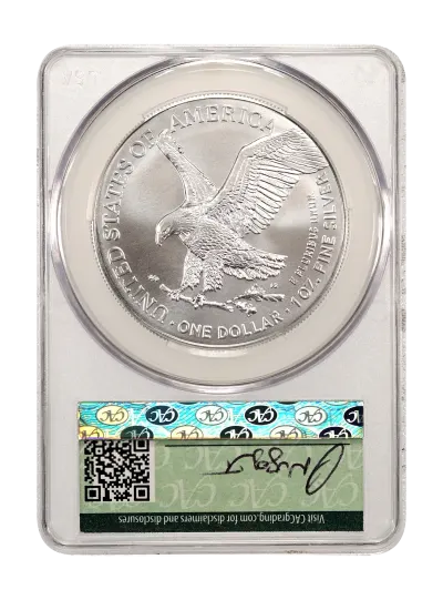 CAC Grading Coin Reverse