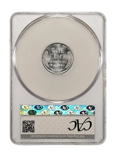 CAC Grading Coin Reverse
