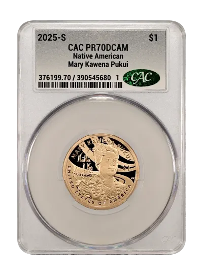 CAC Grading Coin Obverse