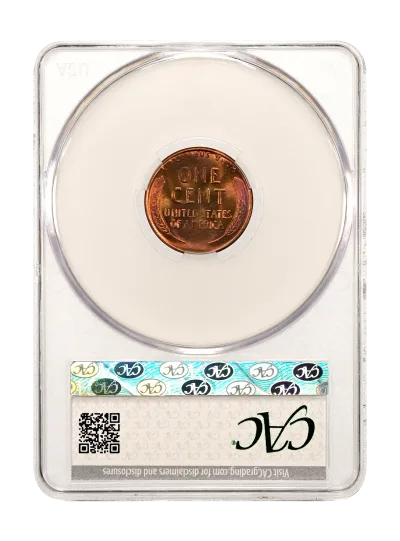 CAC Grading Coin Reverse
