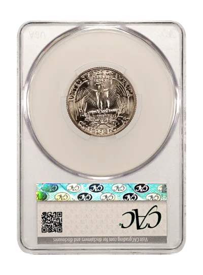 CAC Grading Coin Reverse