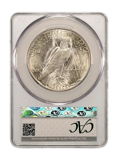 CAC Grading Coin Reverse