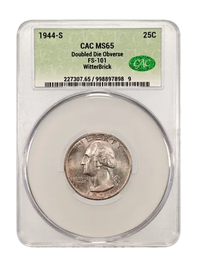 CAC Grading Coin Obverse
