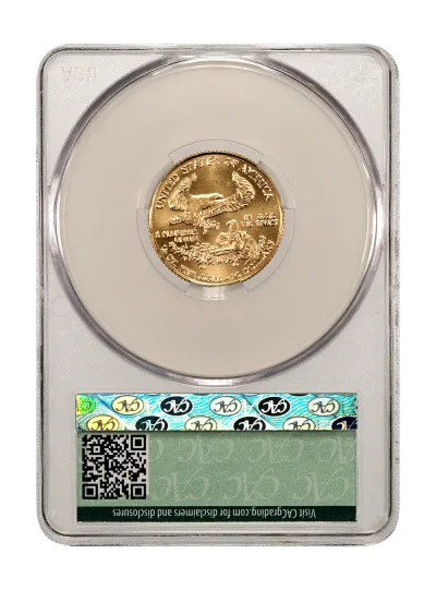 CAC Grading Coin Reverse
