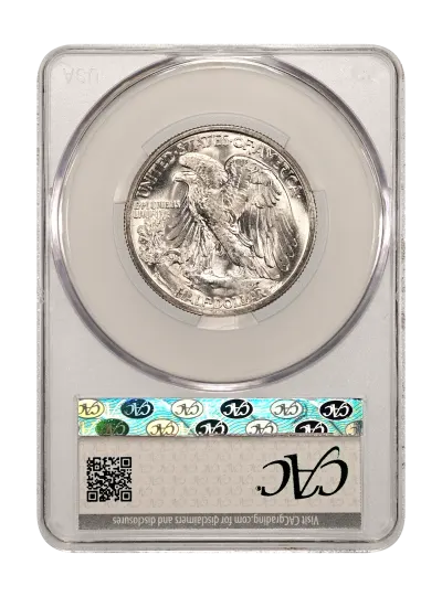 CAC Grading Coin Reverse