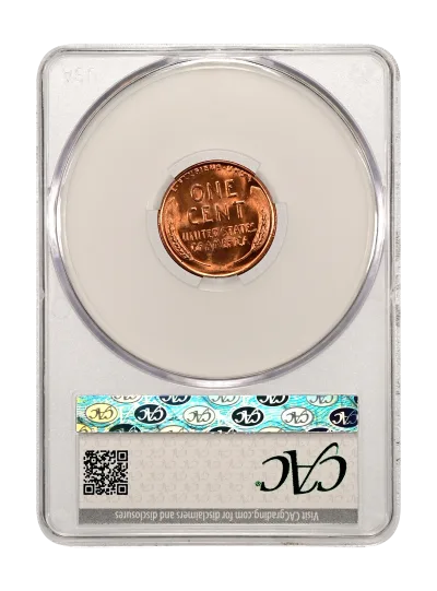 CAC Grading Coin Reverse