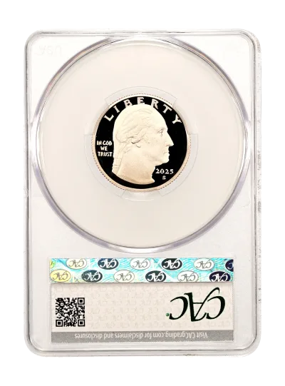 CAC Grading Coin Reverse