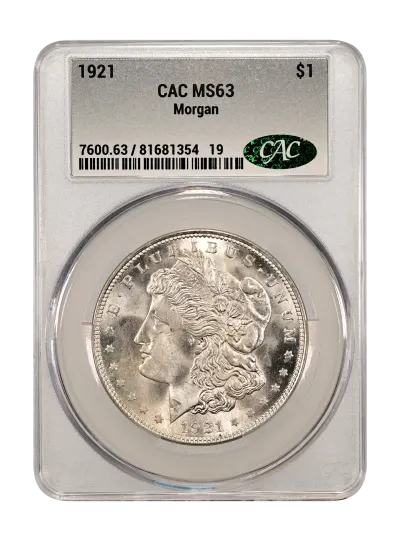 CAC Grading Coin Obverse