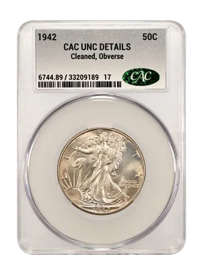 CAC Grading Coin Obverse