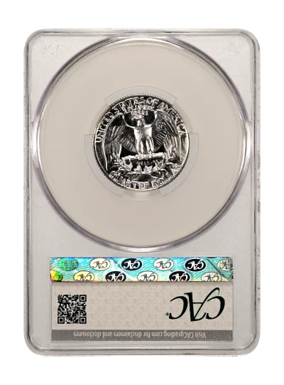 CAC Grading Coin Reverse
