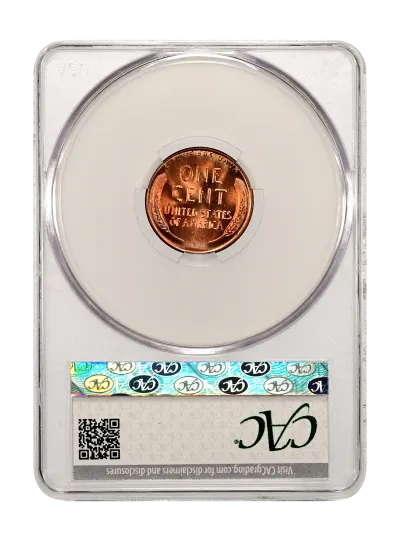CAC Grading Coin Reverse