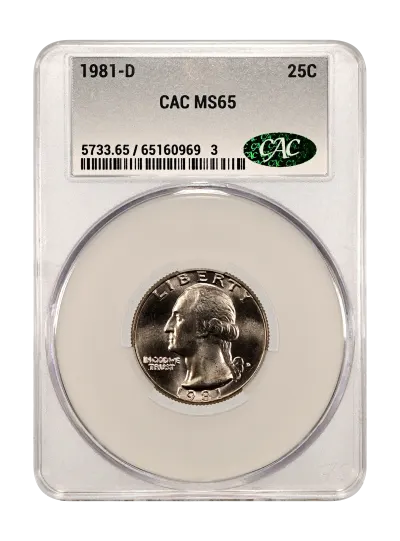 CAC Grading Coin Obverse