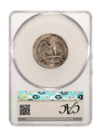 CAC Grading Coin Reverse