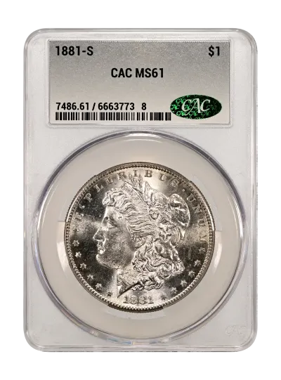 CAC Grading Coin Obverse