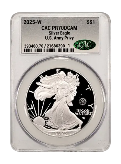 CAC Grading Coin Obverse