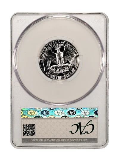 CAC Grading Coin Reverse